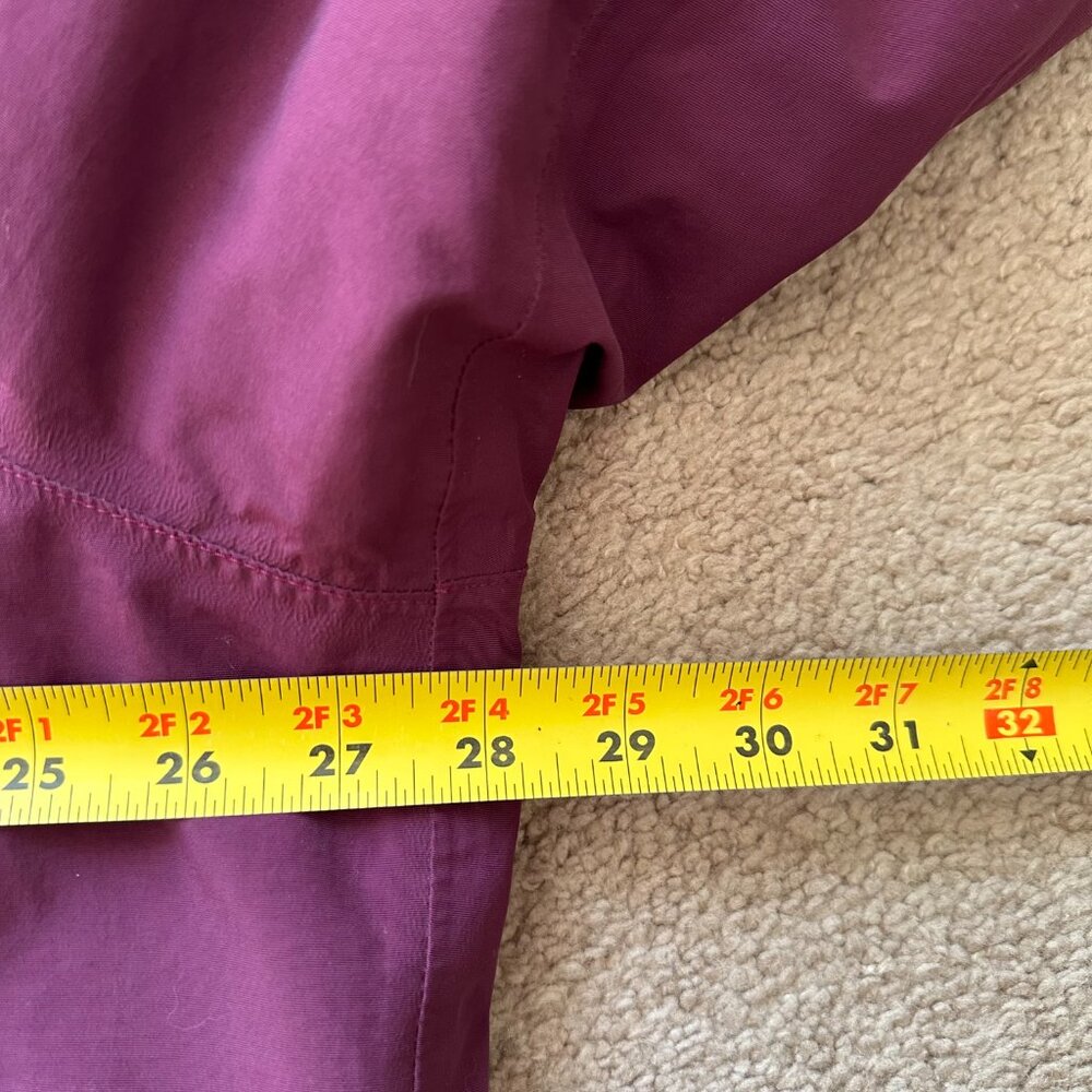 Lands End Jacket Womens 3X 24W-26W Squall Full Zip Hood Parka Nylon Waterproof - Picture 12 of 14